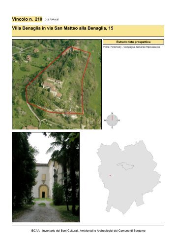 Villa Benaglia in via San Matteo alla Benaglia - Geo-Portale del ...