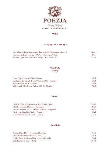 Karta win restauracji Poezja [PDF 156kB]