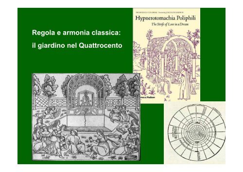 Storia del Giardino d'Occidente - Facoltà di Lettere e Filosofia