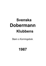 Stam - Svenska Dobermannklubben