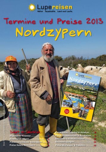 Nordzypern – Preise und Termine - Lupe Reisen