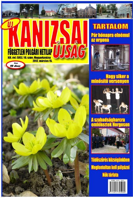 ÚJ KANIZSAI ÚJSÁG 1 - Kanjiza