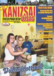 ÚJ KANIZSAI ÚJSÁG 1 - Kanjiza