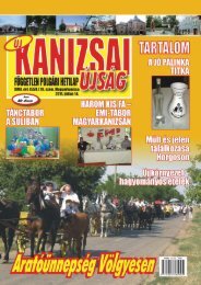 ÚJ KANIZSAI ÚJSÁG 1 - Kanjiza