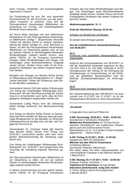 AMTSBLATT - FEN: Free-Net Erlangen-Nürnberg-Fürth e.V.