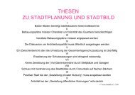 Thesen zu Stadtplanung und Stadtbild - Stadtbild Baden-Baden