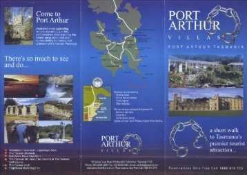 to view our brochure. - Port Arthur Villas