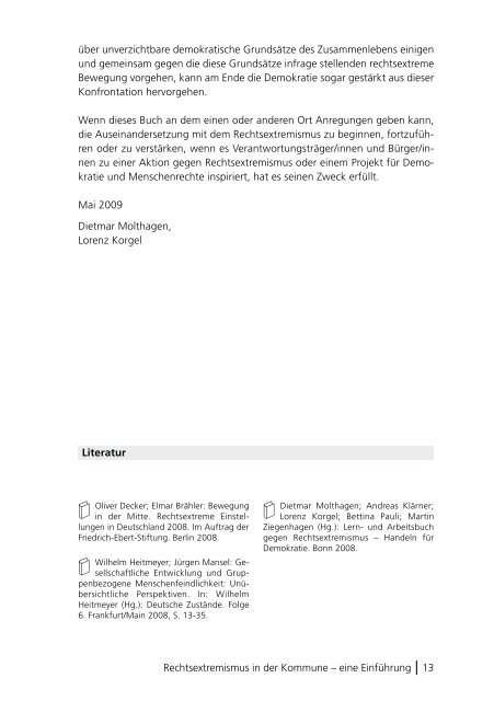 Handbuch für die kommunale Auseinandersetzung mit dem ...