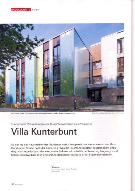 Villa Kunterbunt - Hochschul Sozialwerk Wuppertal