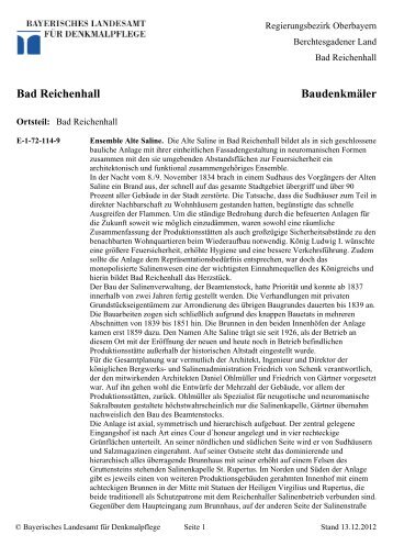 Bad Reichenhall Baudenkmäler - Bayern