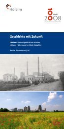 Geschichte mit Zukunft – Holcim (Deutschland) AG – Höver ...