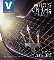 WHO'S ON THE V LIST? - Virani Real Estate Advisors