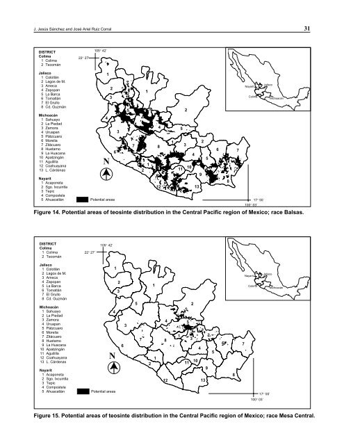 Teosinte Distribution in Mexico - CIMMYT: Seeding innovation ...