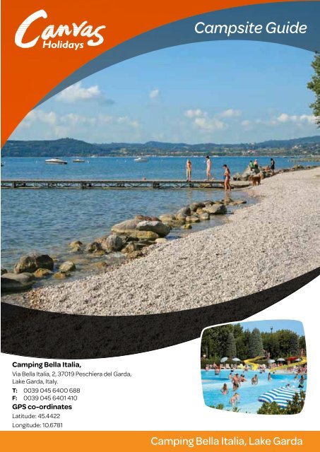 Campsite Guide - Canvas Holidays