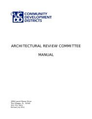 architectural review committee manual - Village Community ...