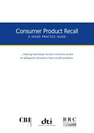 Consumer Product Recall - Department of Trade and Industry