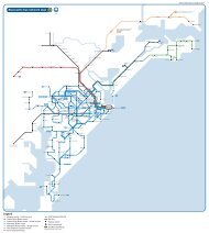 Newcastle bus network map - 131500