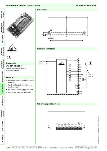 Sensor systems 2 AS-Interface