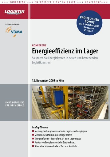 Programm Energieeffizienz im Lager (PDF) - Verkehrsrundschau
