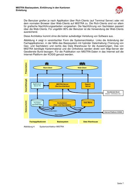 R 2006 09 22 B Bericht Einführung Kantone V1.05 - MISTRA Public