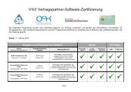 VSZ Vertragspartner-Software-Zertifizierung