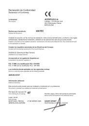 Declaración de Conformidad VIATEC - Interflex