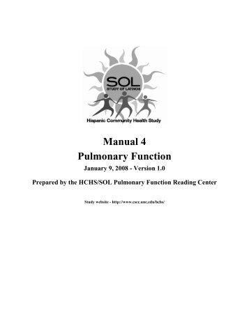 Manual 4 Pulmonary Function - Collaborative Studies Coordinating ...