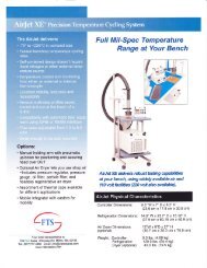 AirJet Temperature Forcing System Data Sheet