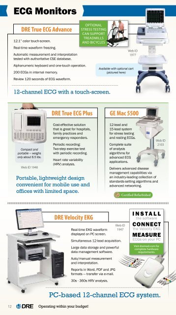 Print Catalog - DRE Medical Equipment