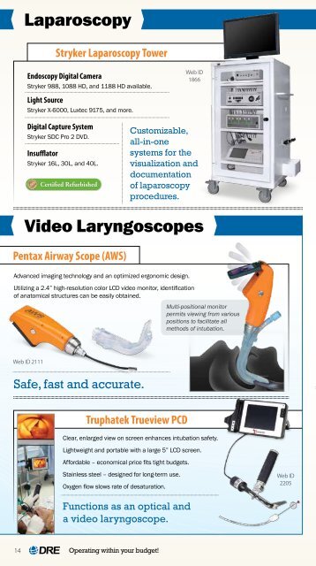 Print Catalog - DRE Medical Equipment
