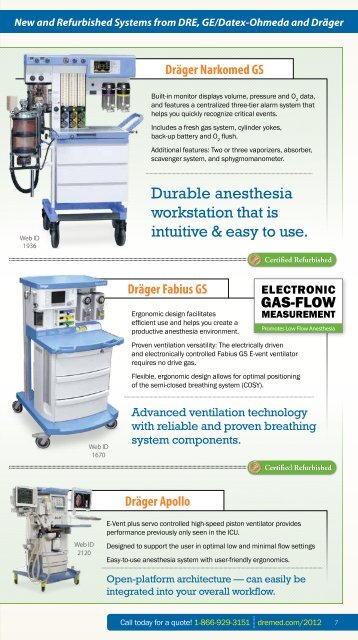 Print Catalog - DRE Medical Equipment