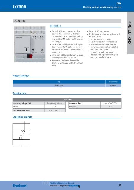 Theben: Home & Building Control Systems KNX