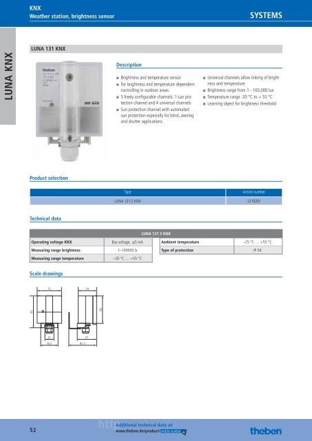 Theben: Home & Building Control Systems KNX