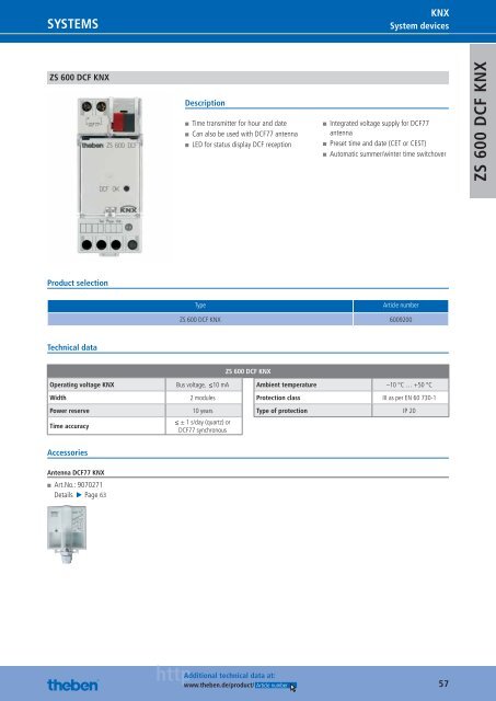 Theben: Home & Building Control Systems KNX