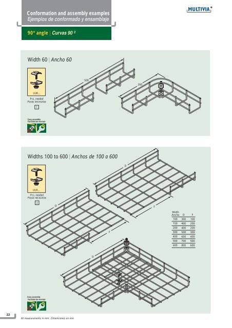 Cable tray systems Sistema de bandejas portacables - Interflex