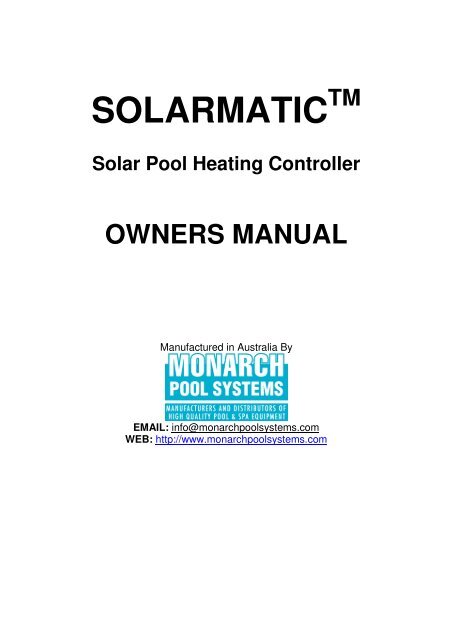davey solarmatic
