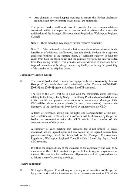 Decision report- Carey's Gully Sludge Dewatering Facility - Greater ...