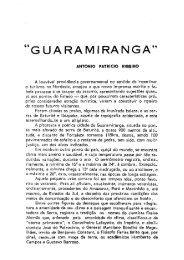 “GUARAMIRANGA” - Instituto do Ceará