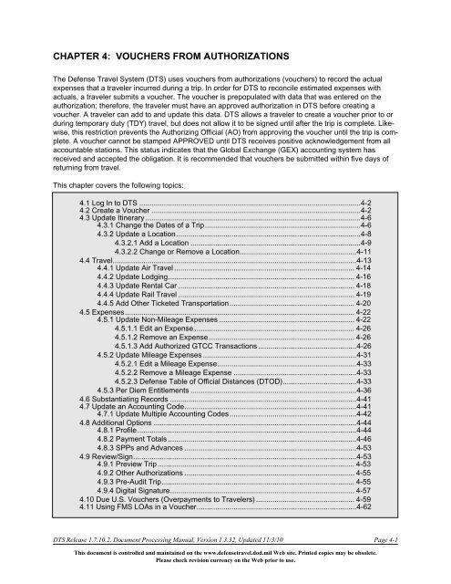 Chapter 4: Vouchers from Authorizations