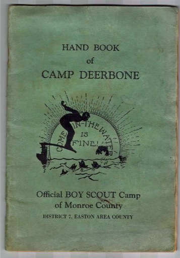 hand book camp deerbone