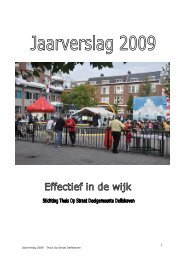 Jaarverslag 2009 TOS Delfshaven Jaarverslag 2009 - Thuis Op Straat