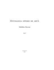 Ontologia operei de art˘a - Equivalences.org