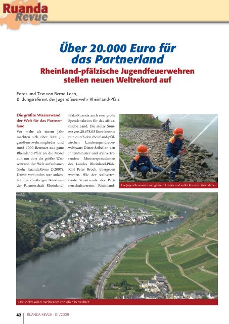 Visionen und Perspektiven - Partnerschaft Rheinland-Pfalz-Ruanda ...
