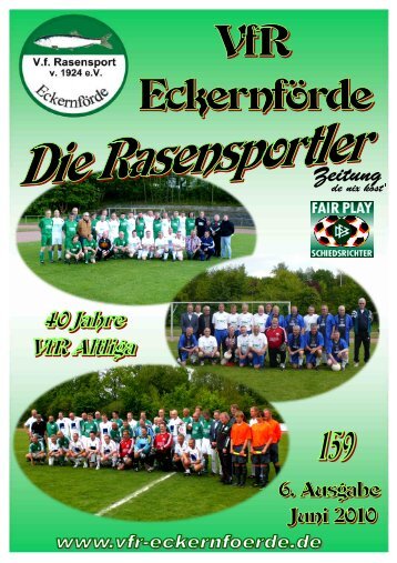 VfR Zeitung Nr 159.pub - VfR Eckernförde: Startseite