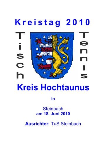 Kreistag 2010 Kreis Hochtaunus