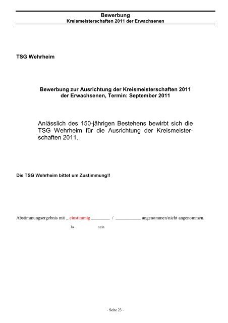 Kreistag 2010 Kreis Hochtaunus