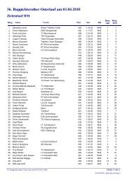 Die Liste mit allen Platzierungen und Zeiten - broeltal.de