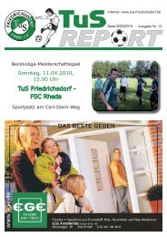 TuS Friedrichsdorf - FSC Rheda