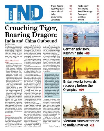 Crouching Tiger, Roaring Dragon: - Travel News Digest