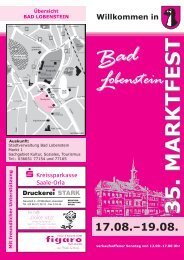 35. MARKTFEST - Bad Lobenstein